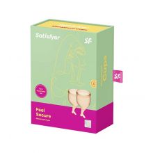Satisfyer - Menstruationstassen-Kit Feel Secure (15 + 20 ml) - Orange