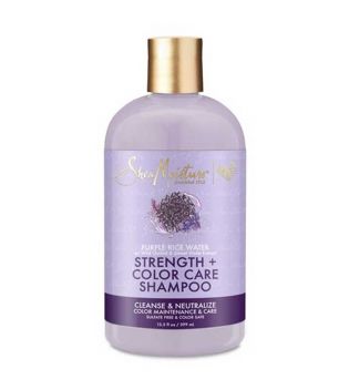 Shea Moisture - Farbschutzshampoo Strength + Color Care - Lila Reiswasser