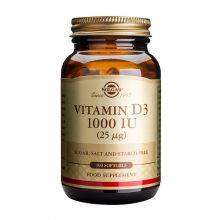 SOLGAR - Nahrungsergänzungsmittel - Vitamin D3 1000 IU