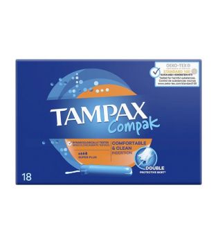 Tampax - Tampons Super plus Pearl Compak - 18 Einheiten
