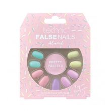 Technic Cosmetics - False Nails Almond Falsche Nägel - Pretty Pastels
