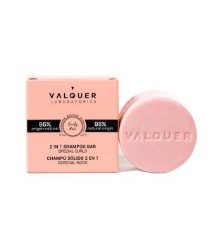 Valquer - Solides 2-in-1-Shampoo und Conditioner - Spezielle Locken