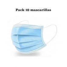 Verschiedene - Packen Sie 10 Einweg-Hygienemasken ein 3PLY