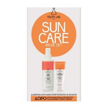 Youth Lab - Set Sun Care Gesichtscreme SPF50 + Körperlotion SPF30 - Normale oder trockene Haut