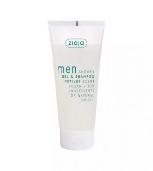 Ziaja - 2-in-1 Duschgel und Shampoo für Männer 200 ml - Vetiver